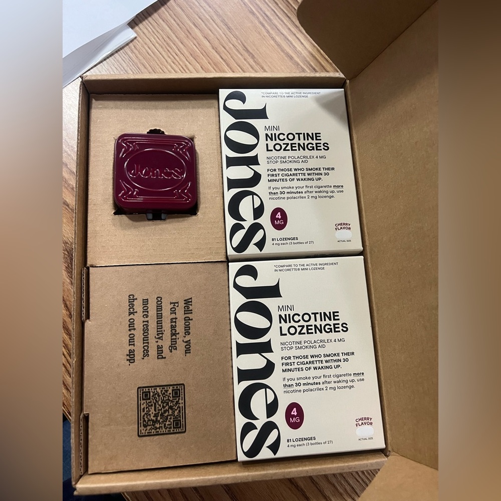 Nicotine Lozenges Mini 4 mg - Cherry Flavor (Pack of 2)